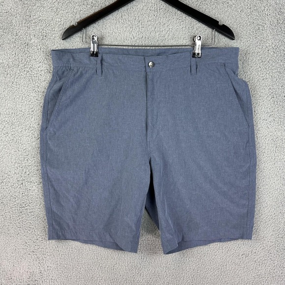 FootJoy Other - FootJoy Golf Shorts Mens 38 Heather Blue Stretch Performance Chino Flat Front